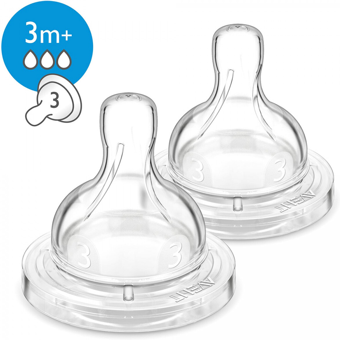 

Соска Philips AVENT Classic+ SCF633/27 средний поток 2шт