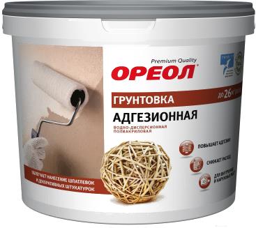

Грунтовка Ореол Адгезионная 6кг, Адгезионная 6кг