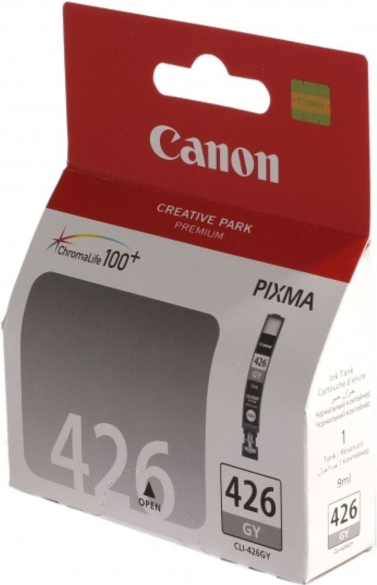 

Картридж для принтера Canon CLI-426 Grey, Картридж Canon CLI-426GY серый (4560B001)