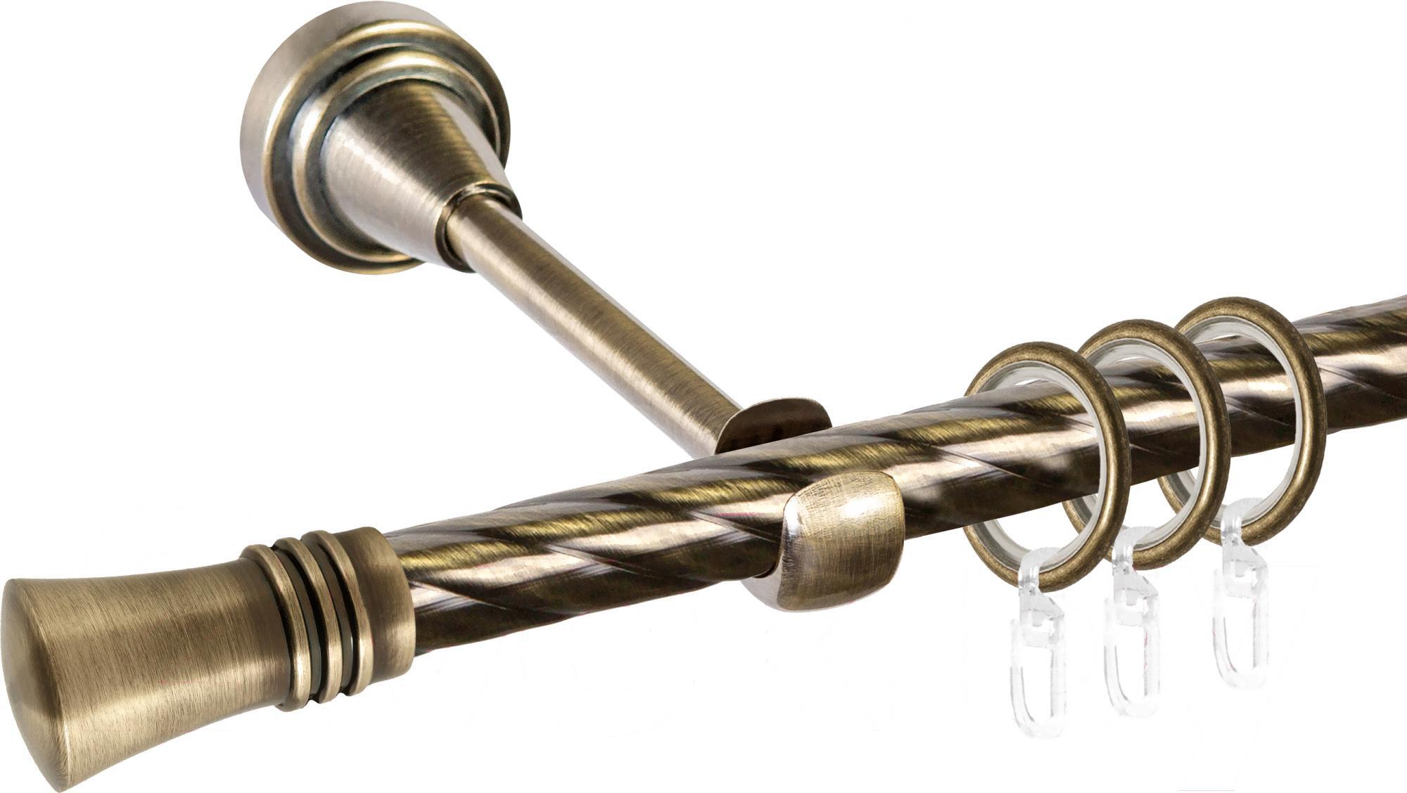 

Карниз АС ФОРОС Grace D16K составной + наконечники Арига 3.2м антик