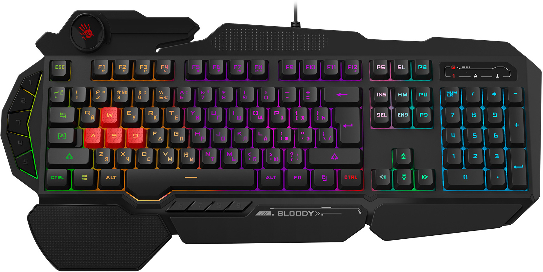 

Клавиатура A4Tech Bloody B310N черный