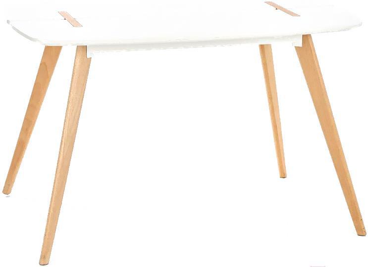 

Стол обеденный Halmar David белый матовый/бук [V-CH-DAVID-ST], David