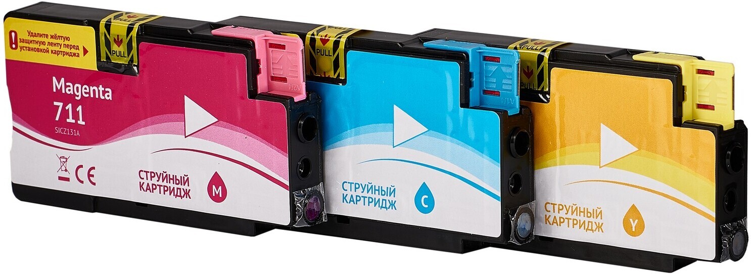 

Картридж струйный Sakura Printing P2V32A аналог №711 Tri-colour (SIP2V32A)