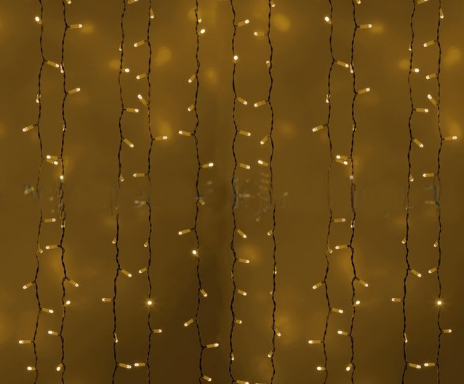 

Новогодняя гирлянда Neon-night Дождь 2x3m 760 LED Yellow [235-131], Дождь 2x3m 760 LED