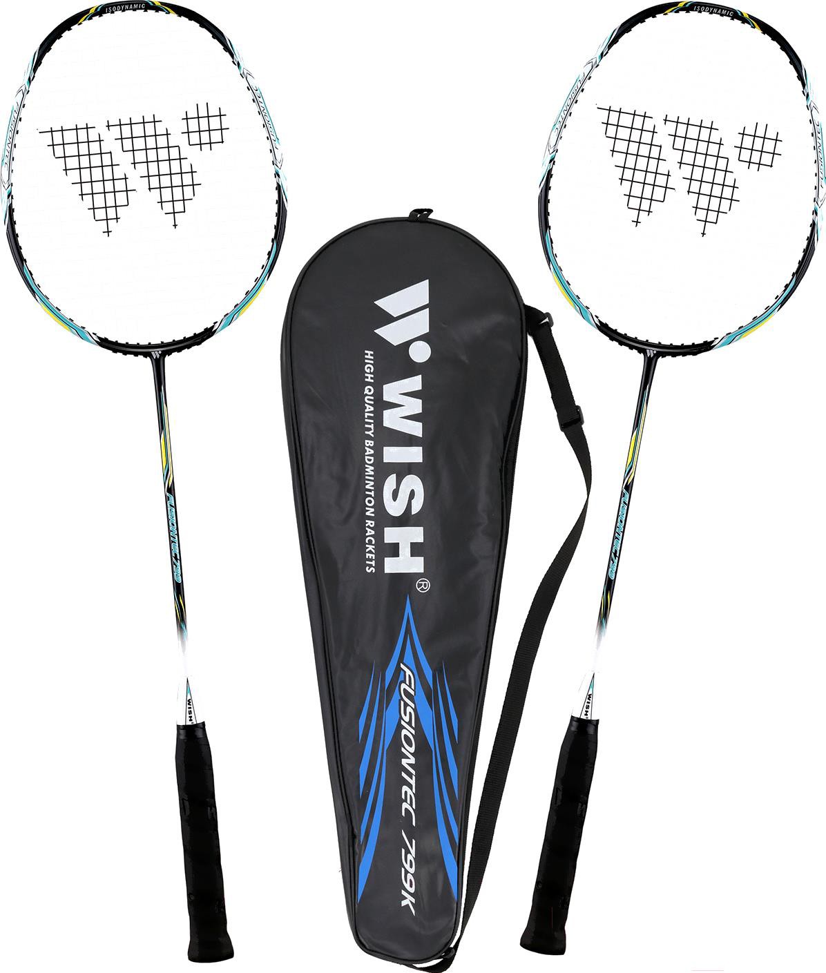 

Набор для бадминтона WISH Fusiontec 799K (2 ракетки) синий