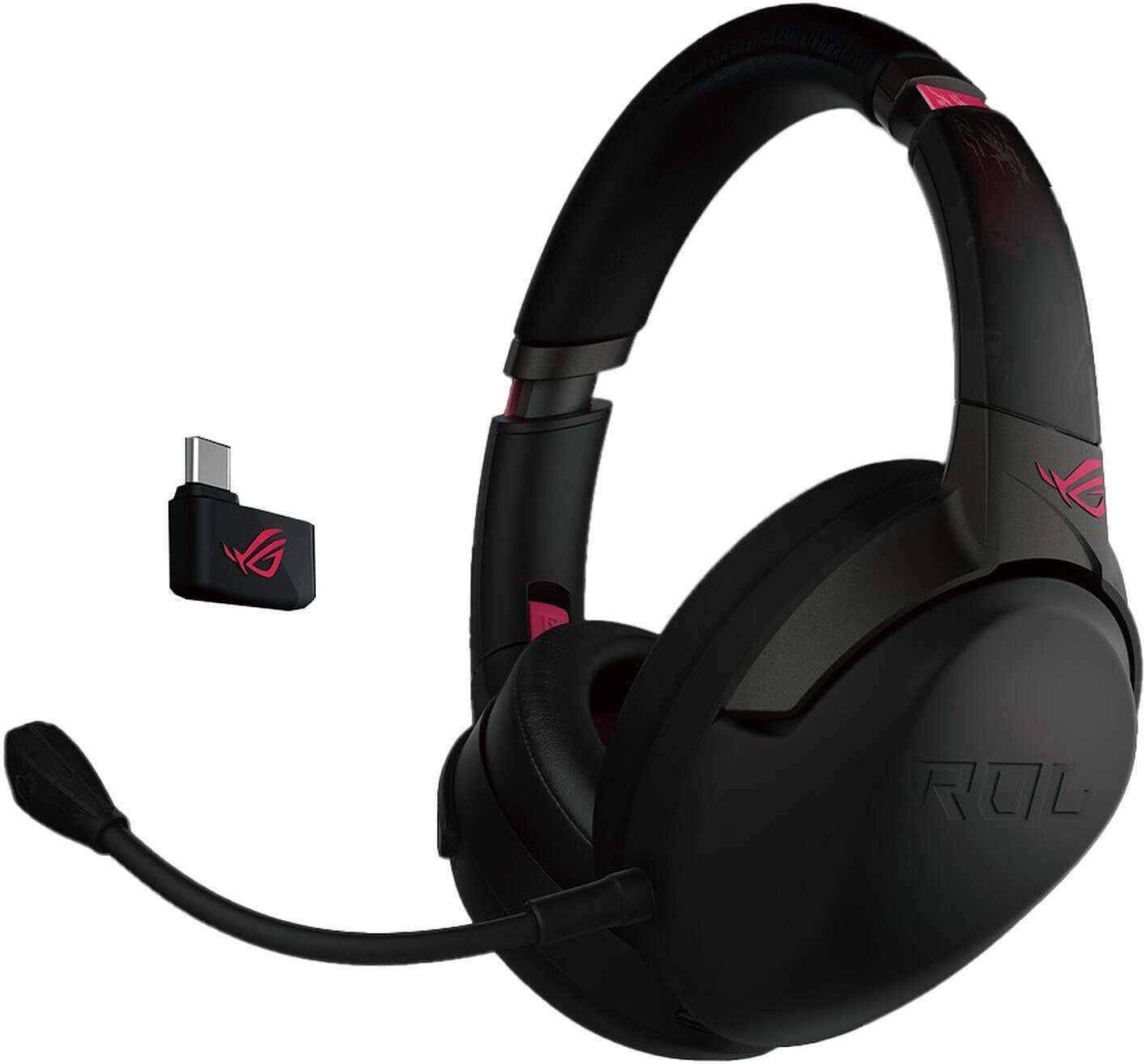 

Наушники ASUS ROG Strix Go 2.4 Electro Punk [90YH02P1-B3UA00], Наушники ASUS ROG Strix Go 2.4 Electro Punk 90YH02P1-B3UA00