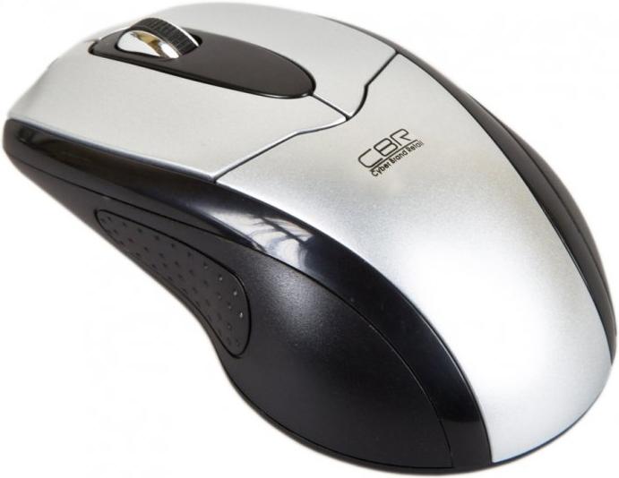 

Мышь проводная CBR CM 101 Silver USB, CM101