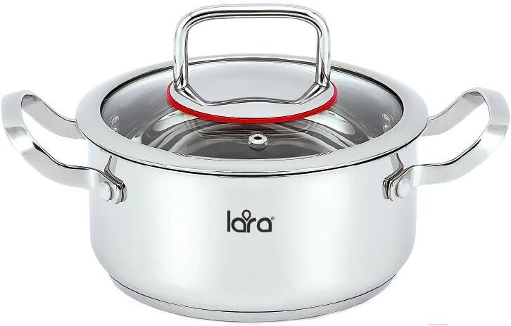 

Кастрюля Lara Prima LR02-501, Кастрюля Lara LR02-501 нержавеющая сталь