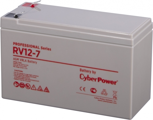 

Аккумулятор для ИБП CyberPower 12V 7.5 Ah [RV 12-7], Аккумулятор для ИБП CyberPower 12V 7.5 Ah RV 12-7