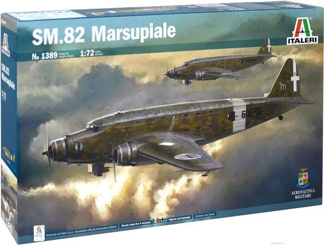 

Сборная модель Italeri Самолет SM.82 Marsupiale [1389], Самолет SM.82 Marsupiale