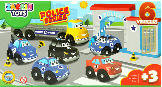 

Набор машинок Police Series Darvish J6