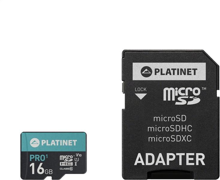 

Карта памяти Platinet microSDHC SECURE DIGITAL + ADAPTER SD 16GB class10 UI 70MB/s [PMMSD16UI], microSDHC SECURE DIGITAL + ADAPTER SD 16GB class10 UI 70MB/s