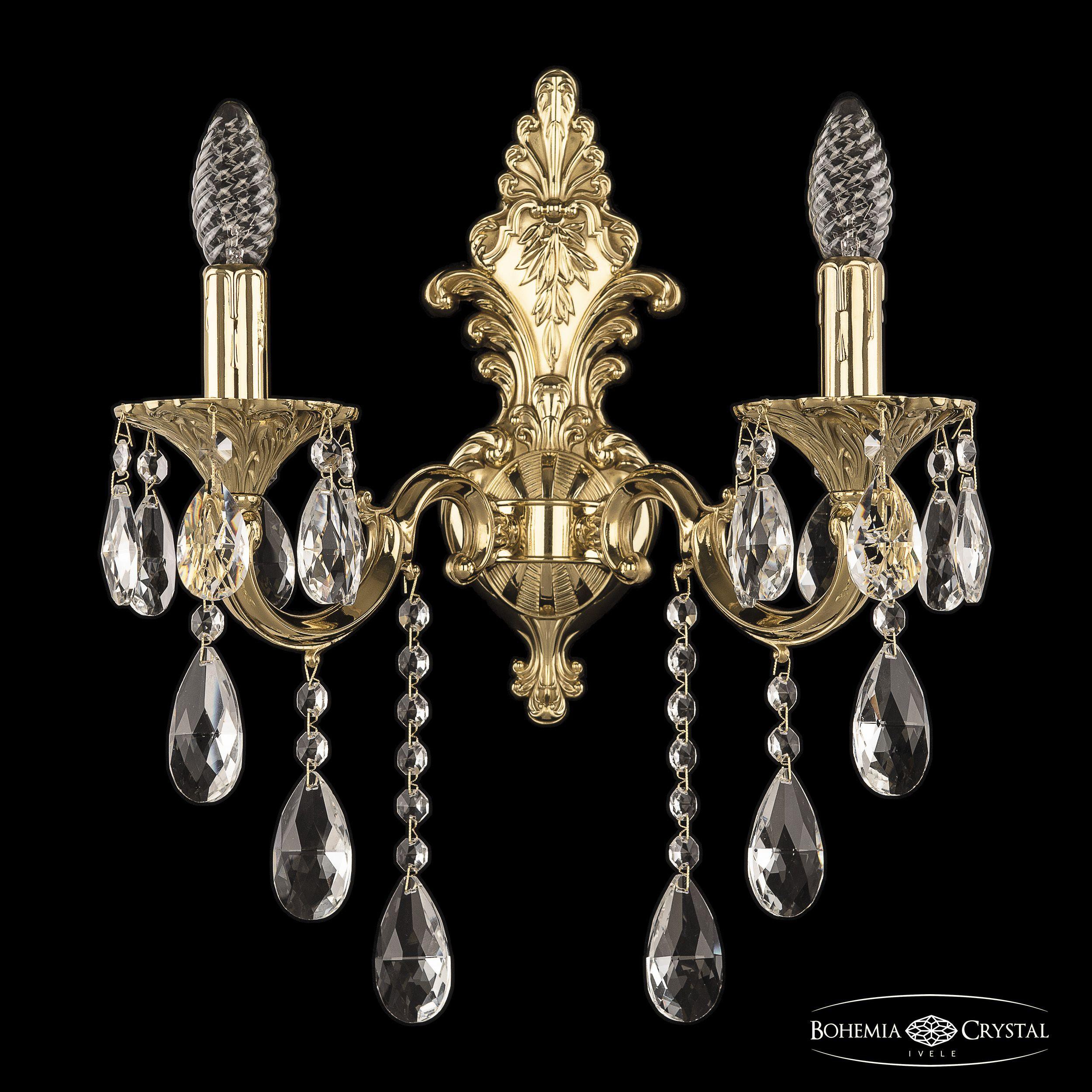 

Бра Bohemia Ivele Crystal 7201B14/2/175 B G