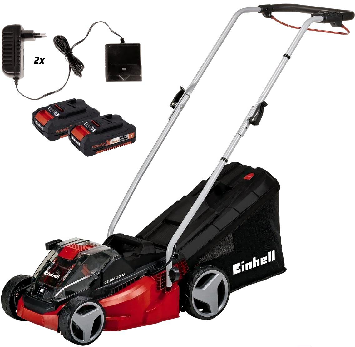 

Газонокосилка Einhell GE-CM 33 Li Kit (с 2мя АКБ) [3413140], GE-CM 33 Li Kit (с 2мя АКБ)