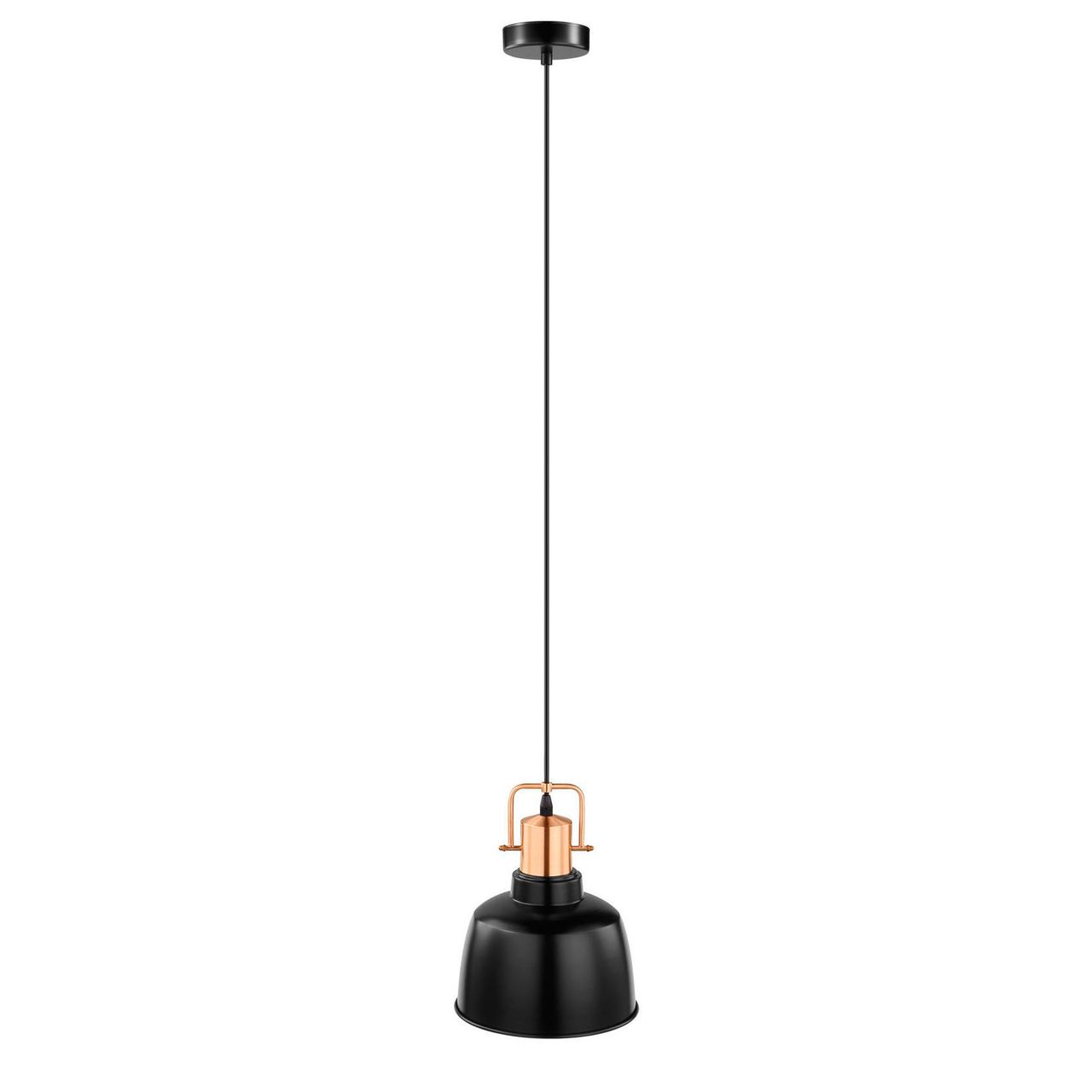 

Потолочный подвесной светильник EGLO Подвес BODMIN, 1х60W(E27), Ø215, H1100, сталь, черный, медь [49692], Подвес BODMIN, 1х60W(E27), Ø215, H1100, сталь, черный, медь
