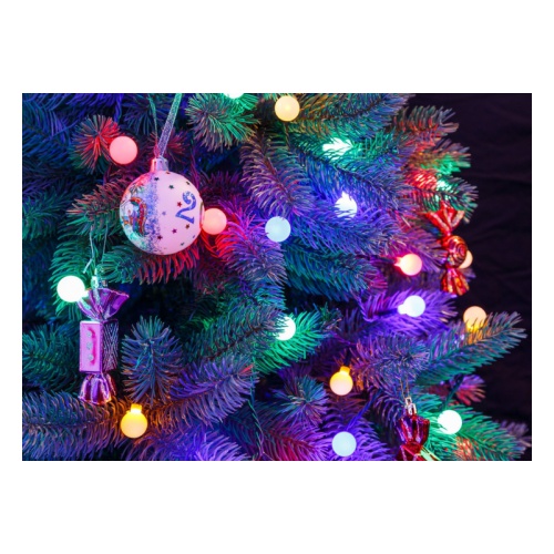 

Новогодняя гирлянда Neon-night LED - шарики RGB 5 м 30 диодов 13мм IP20