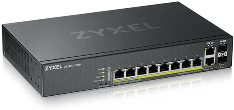 

Коммутатор Zyxel NebulaFlex Pro [GS2220-10HP-EU0101F], Коммутатор Zyxel NebulaFlex Pro GS2220-10HP-EU0101F