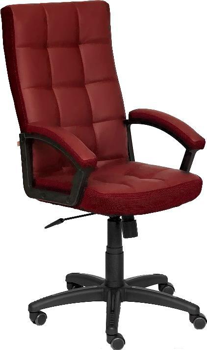 

Офисное кресло Tetchair Trendy кожзам/ткань бордовый, Trendy кожзам/ткань