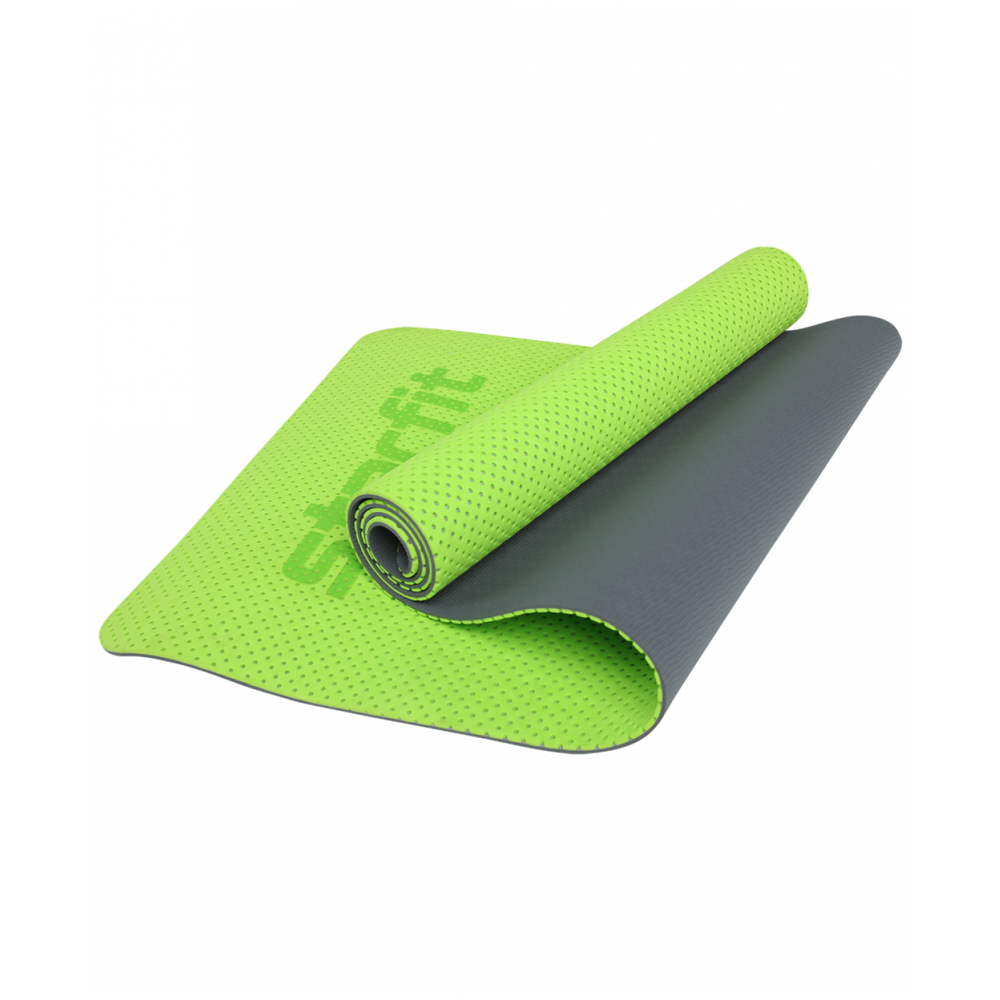 

Коврик для йоги и фитнеса Starfit FM-202 TPE 173x61x0,7 см ярко-зеленый