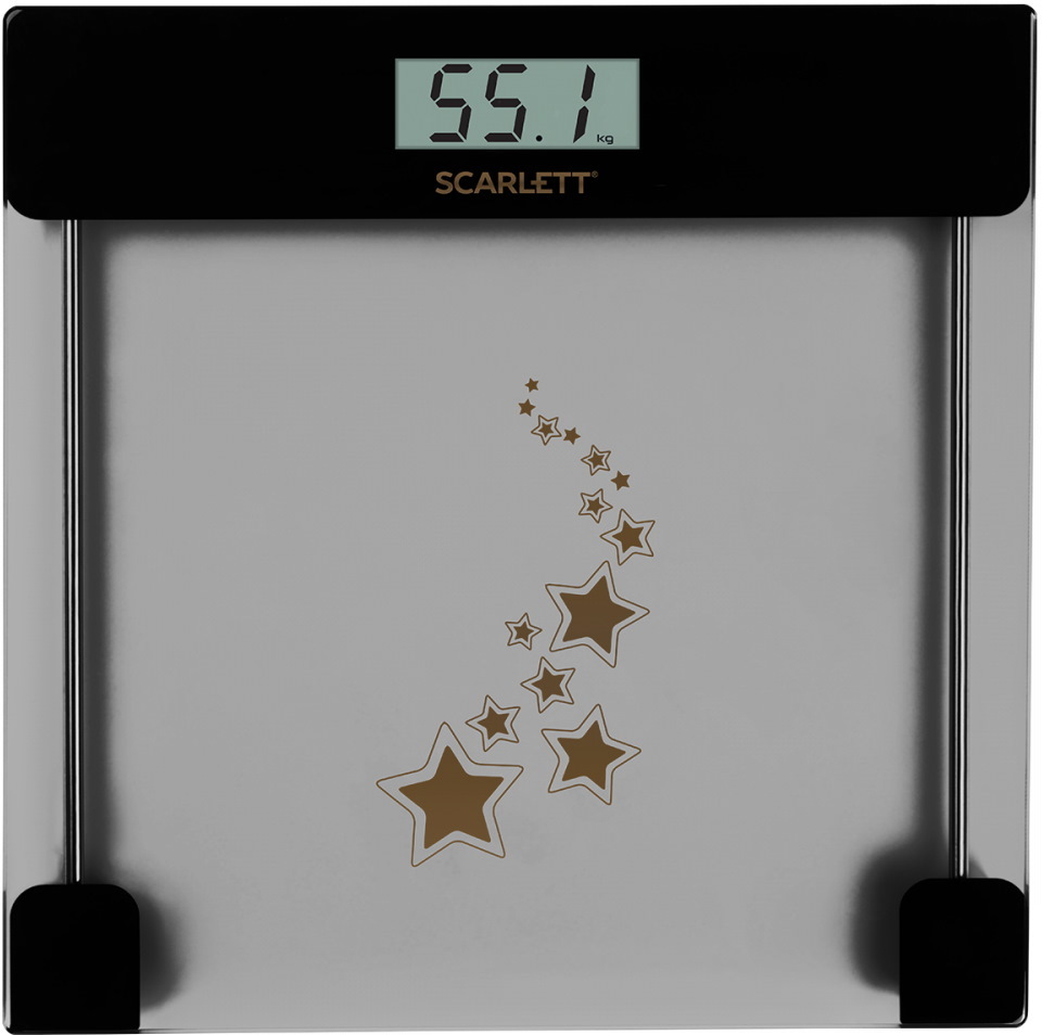 

Напольные весы Scarlett SC-BS33E108 золотые звезды
