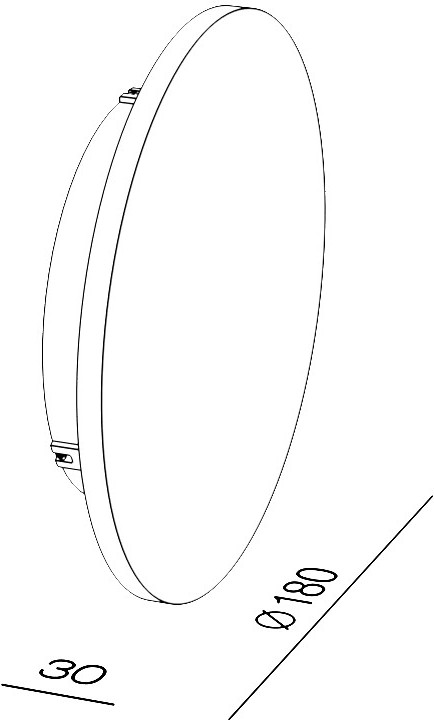 

Бра LeDron 8663L White