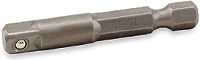 

Переходник слесарный Toptul 1/4*1/4 50мм шуруповерт-головка [FPKA0808], 1/4*1/4 50мм шуруповерт-головка