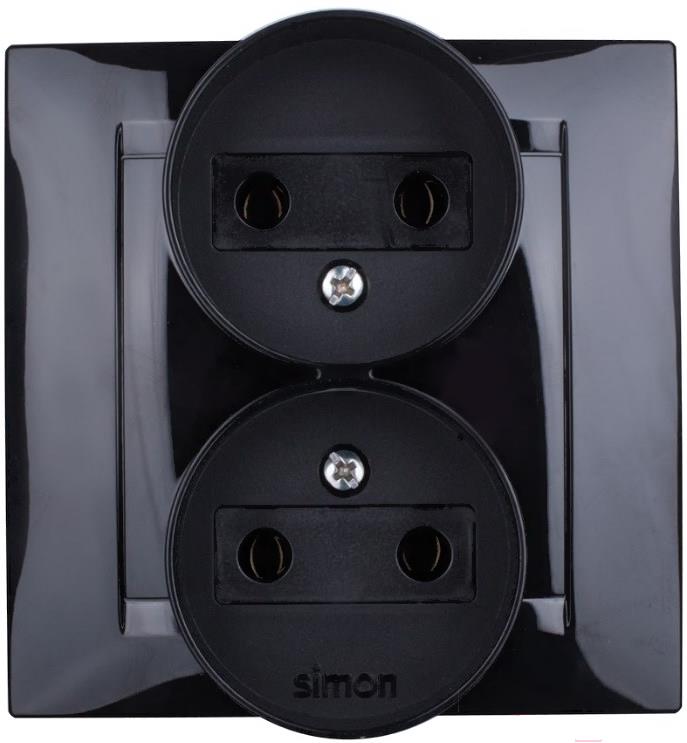 

Розетка Simon 1590457-032 черный, 1590457-032
