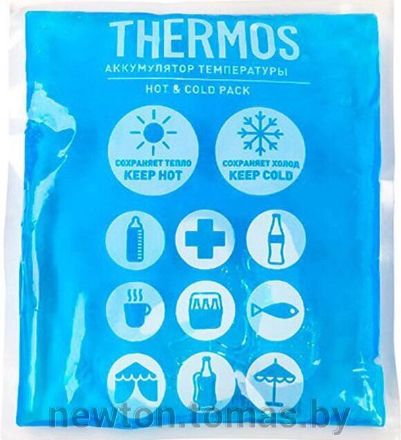 

Аккумулятор холода Thermos Gel Pack-350 0.35л. (упак.1шт) голубой [470713], Аккумулятор холода THERMOS Gel Pack HotCold-350