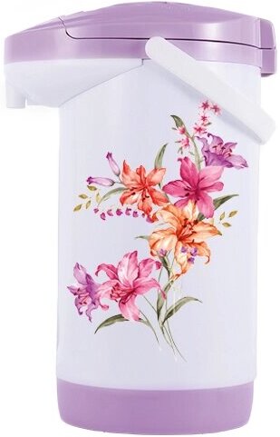 

Термопот Blackton Bt TP322 Lilies белый/сиреневый [Bt TP322], Термопот Blackton Bt TP322