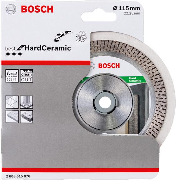

Алмазный диск Bosch 2.608.615.076, 115 Best for HardCeramic