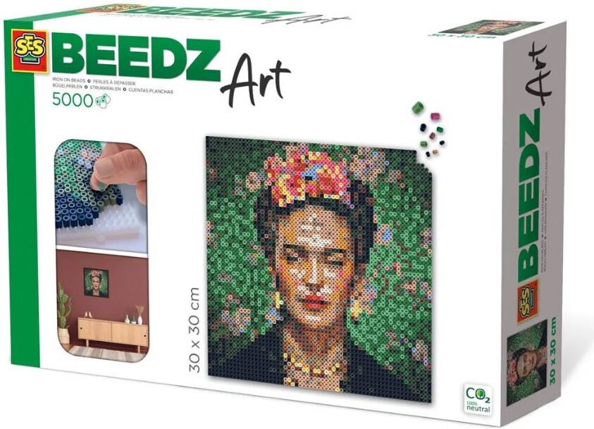 

Набор для творчества из термомозаики SES Creative Beedz Art Фрида Кало (06011)