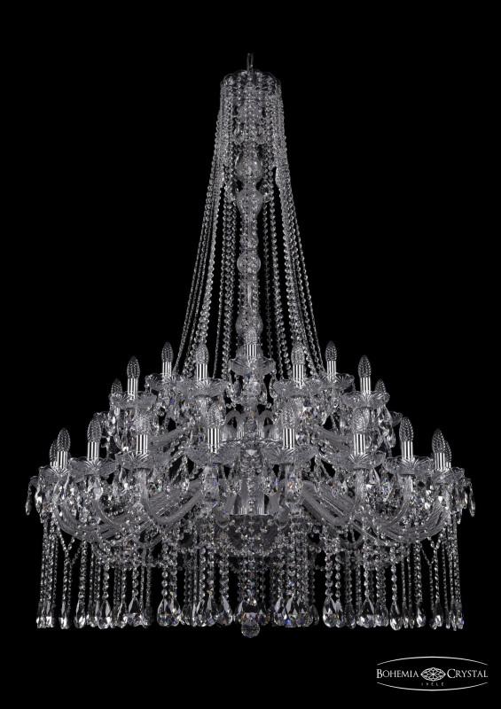 

Подвесная люстра Bohemia Ivele Crystal 1413/20+10+5/400/h-164/2d/Ni