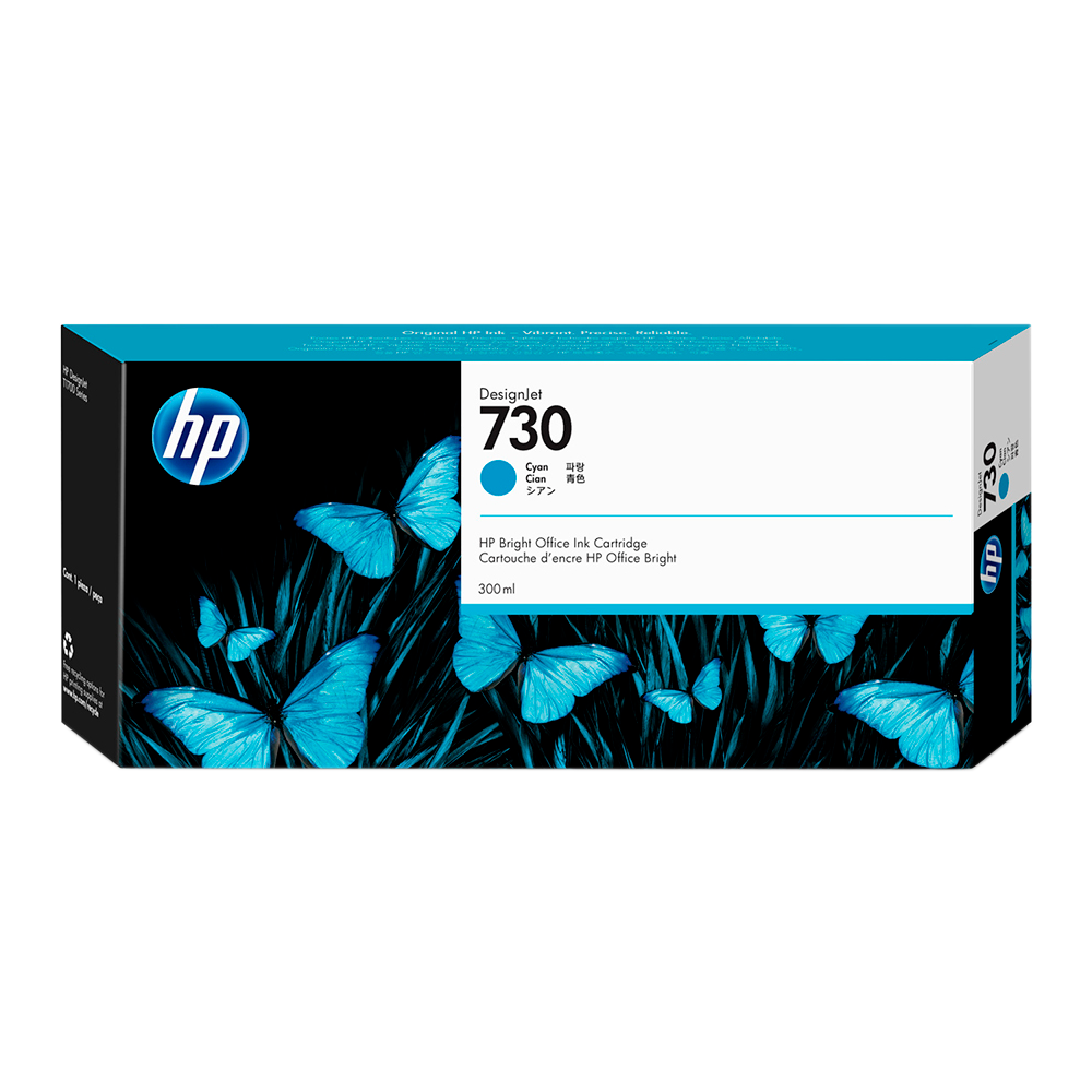 

HP 730 для DJ T1700 голубой [P2V68A], Струйный картридж HP 730 для DJ T1700 P2V68A голубой