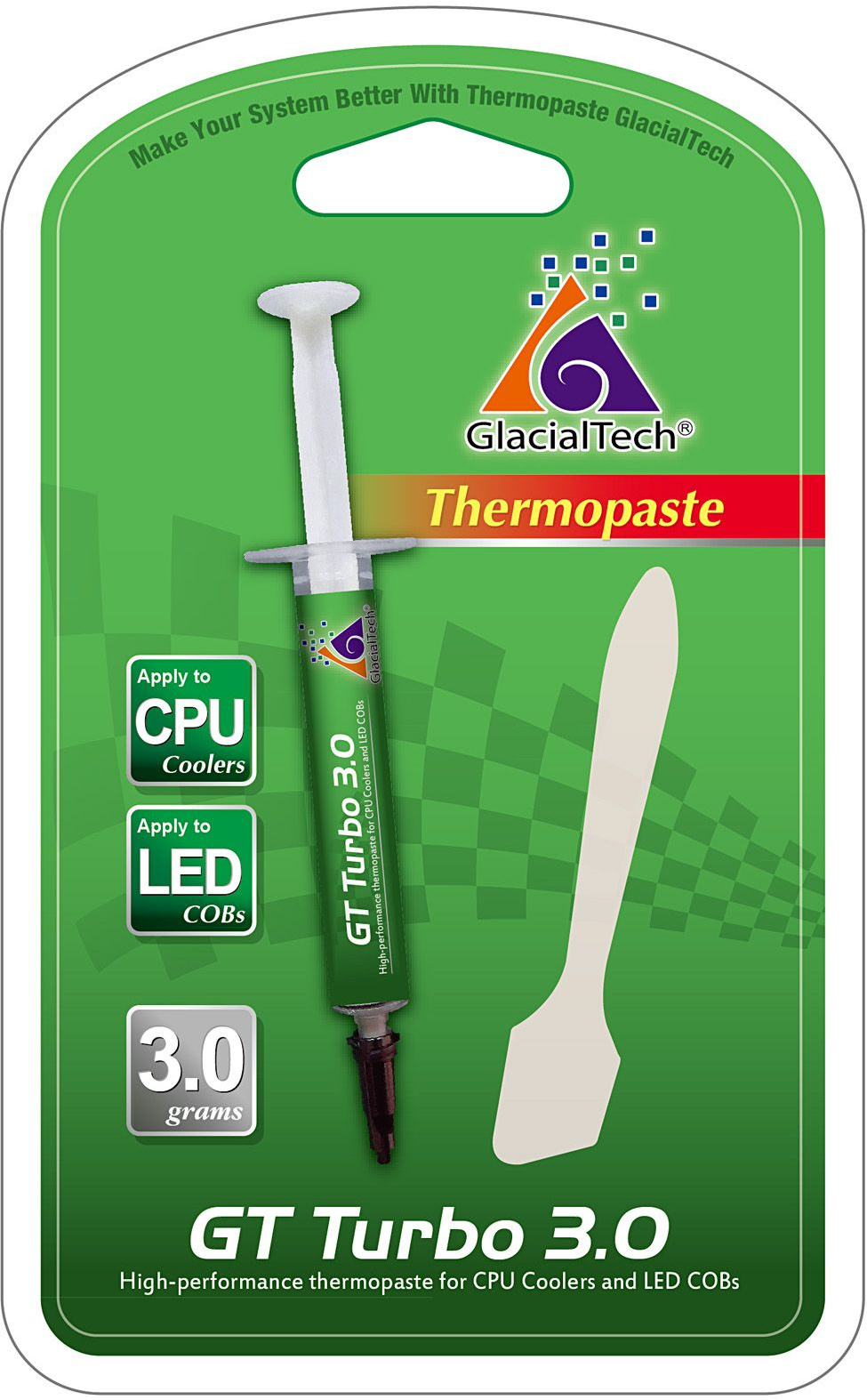 

Термопаста GlacialTech GT Turbo 3.0 (3 г)