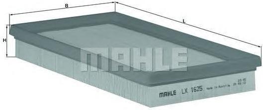 

Фильтр воздушный Knecht/Mahle LX1625, LX1625