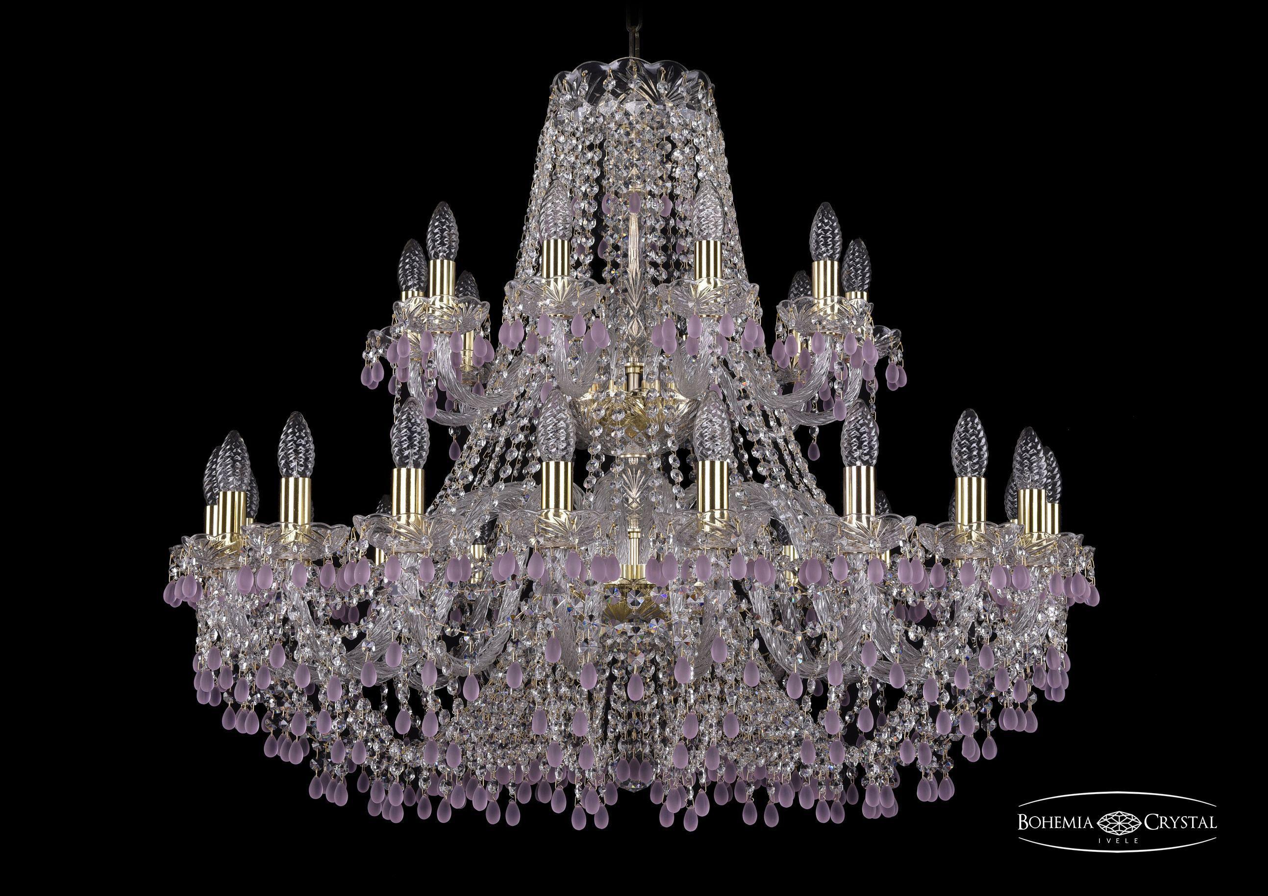 

Подвесная люстра Bohemia Ivele Crystal 1410/20+10/360/2d/G/V7010
