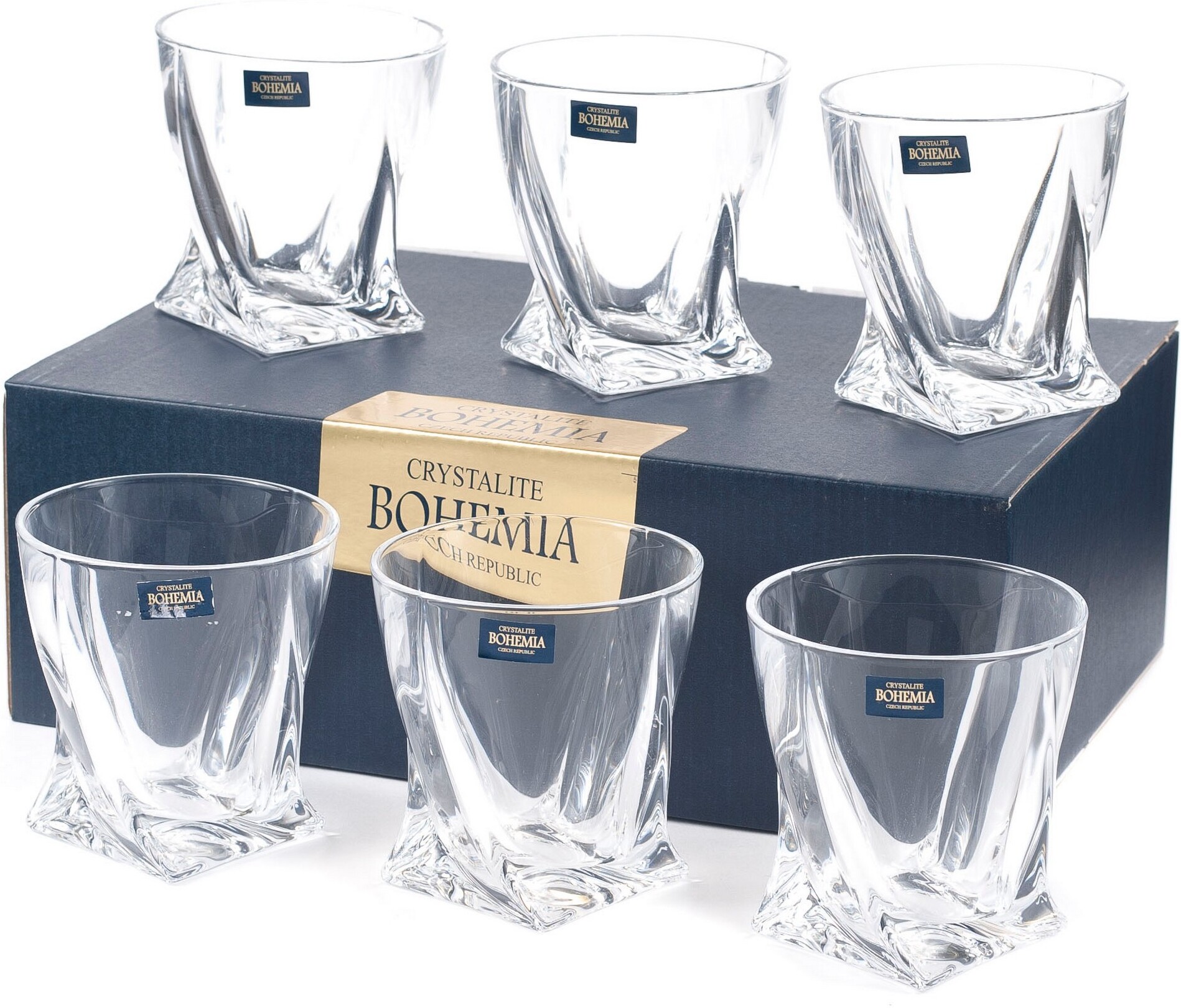 

Набор стаканов Crystalite Bohemia QUADRO [9K7/2K936/0/99A44/340-669], Набор стаканов Crystalite Bohemia QUADRO 9K7/2K936/0/99A44/340-669