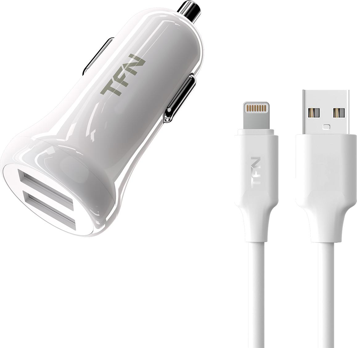 

Зарядное устройство TFN 2USB 2.4A+8pin White [TFN-CC2U24ALIGWH], Зарядное устройство TFN 2USB 2.4A+8pin TFN-CC2U24ALIGWH White