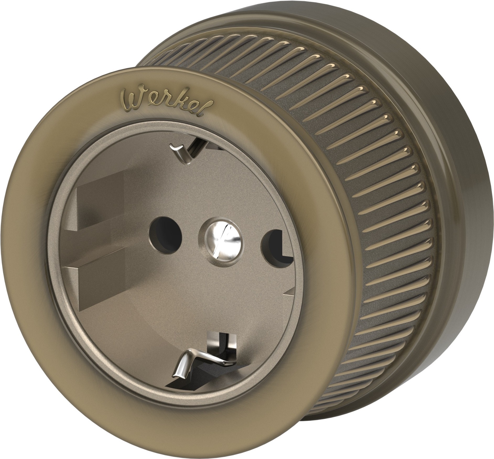 

Розетка Werkel WL19-10-01 бронзовый