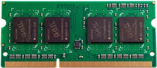 

Оперативная память DDR3L GeIL GGS38GB1600C11SC, ОЗУ DDR3-1600 8GB PC-12800 Geil GGS38GB1600C11SC (SODIMM)