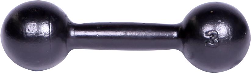 

Гантель цельная MB Barbell литая 3.0 кг [СГ000000103], литая 3,0 кг