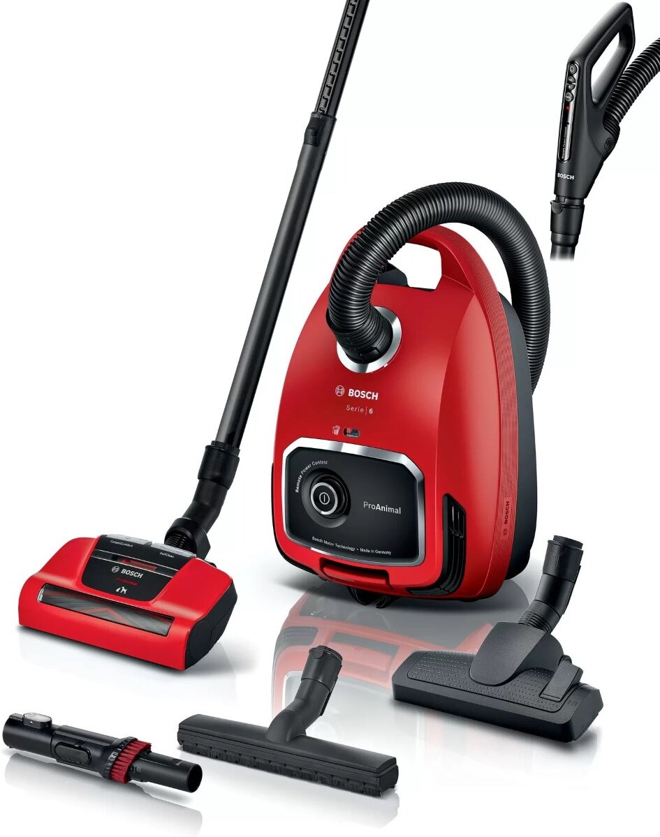 

Пылесос Bosch BGL6PET1 красный/черный