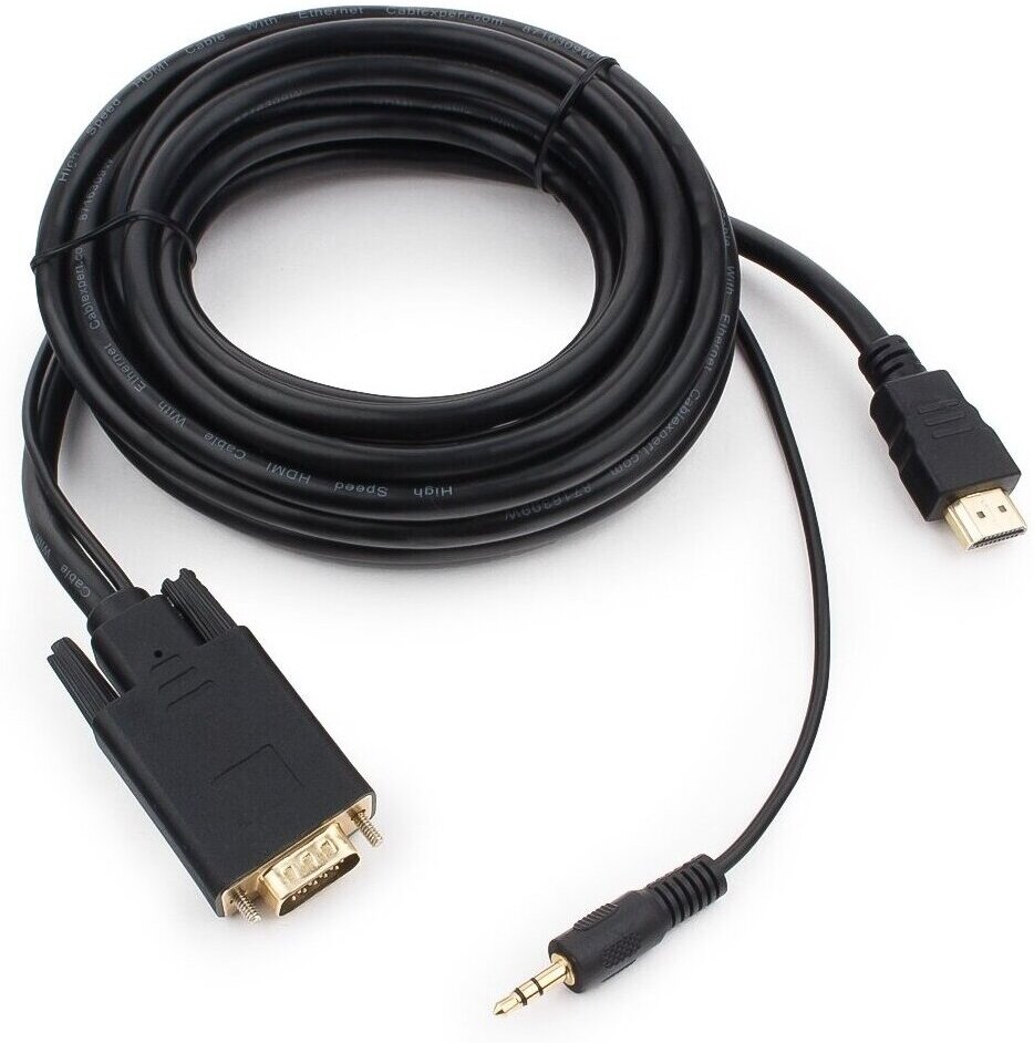 

Адаптер Cablexpert A-HDMI-VGA-03-6, Кабель Cablexpert A-HDMI-VGA-03-6