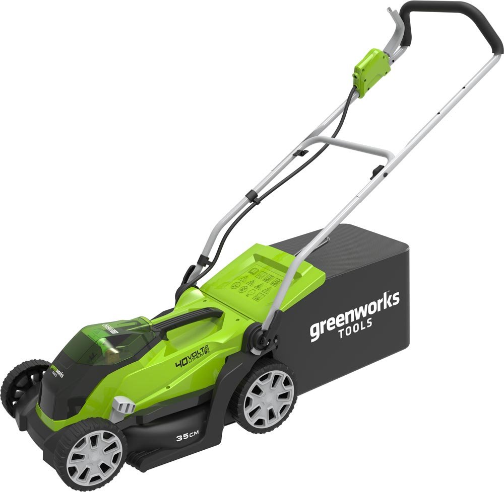 

Газонокосилка аккумуляторная Greenworks G40LM35K6, G40LM35K6