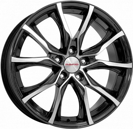

Автомобильные диски KK Твист 17x7.5 5x108мм DIA 63.3мм ET 50мм Алмаз черный