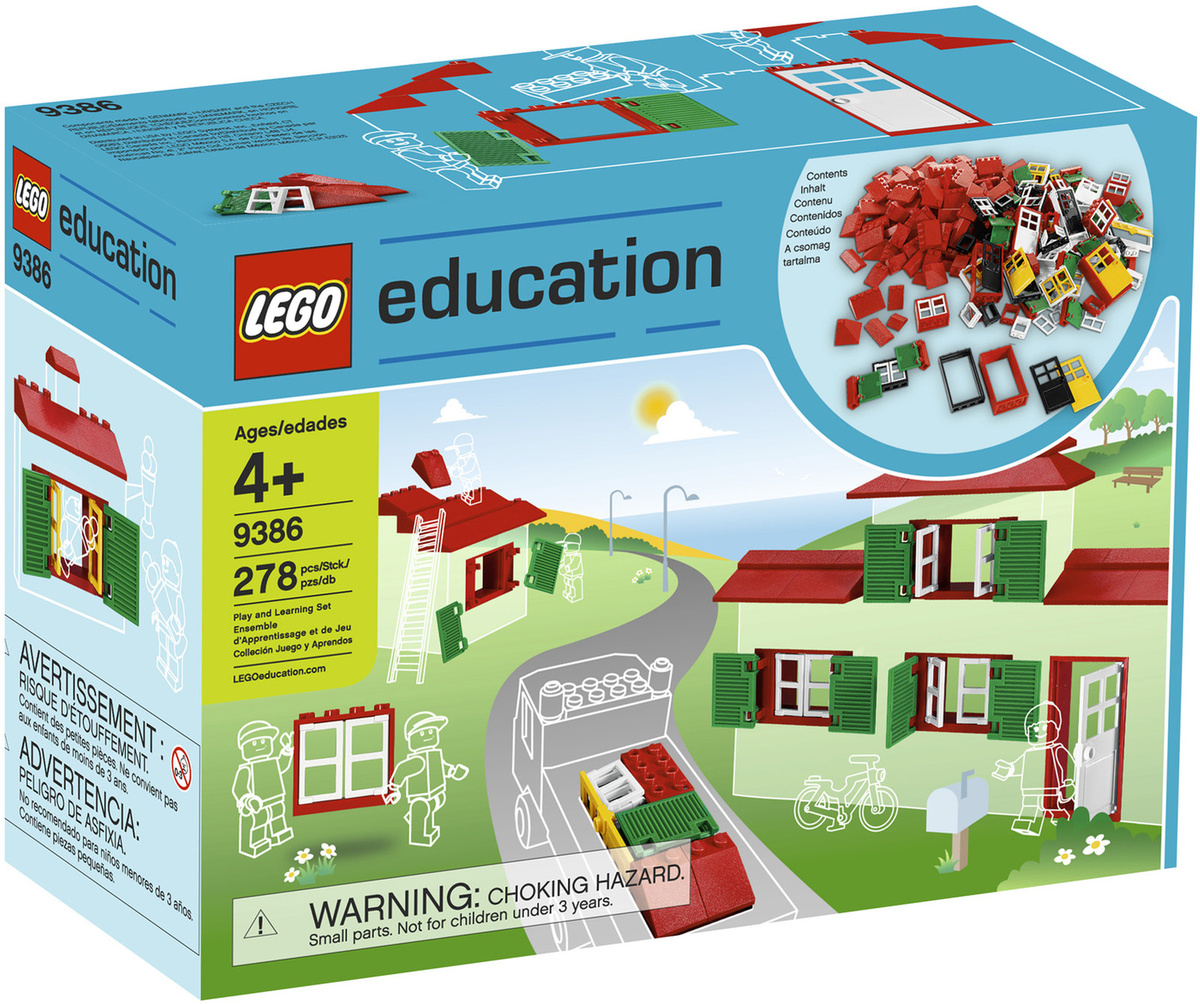 

Конструктор LEGO Education Окна, двери и черепица крыши [9386], Education Окна, двери и черепица крыши