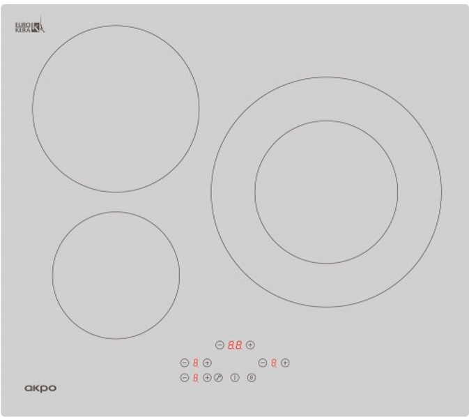 

Индукционная варочная панель Akpo PIA 60 930 18DH WH