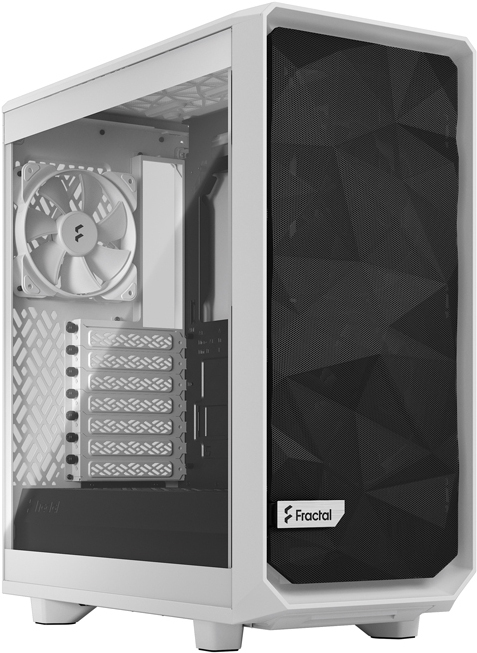 

Корпус для компьютера Fractal Design Meshify 2 Compact Lite White TG Clear Tint ATX без БП (FD-C-MEL2C-04)