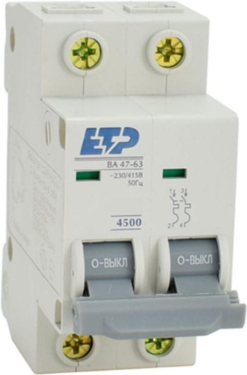 

Выключатель нагрузки ETP BA 47-63 2P 32A (B)