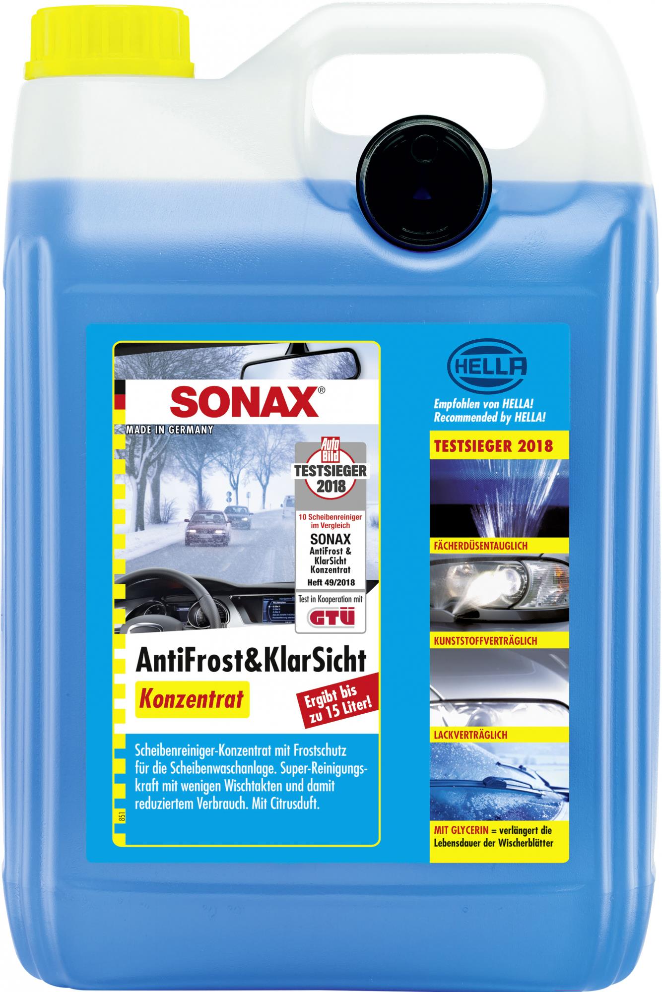 

Жидкость стеклоомывающая Sonax Зимняя. Лимон концентрат / 332505 (5л), Очиститель для авто Sonax Жидкость стеклоомывающая Зимняя. Лимон концентрат 5л 332505